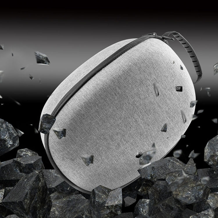 Pour Meta Quest 3 VR Sac de rangement EVA Coque rigide Sac à main, Gris