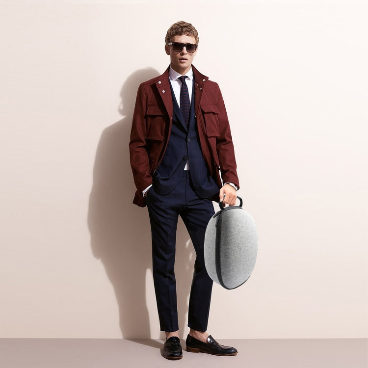 Pour Meta Quest 3 VR Sac de rangement EVA Coque rigide Sac à main, Gris