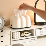 Boîte à mouchoirs nuage style crème support mural en plastique pour serviettes de table