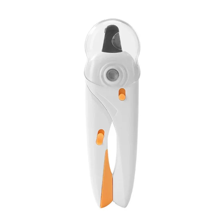 Coupe-Griffes LED pour Animaux de Compagnie, Coupe-Ongles pour Chiens et Chats avec Lime à Ongles, Blanc, Vert