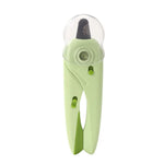 Coupe-Griffes LED pour Animaux de Compagnie, Coupe-Ongles pour Chiens et Chats avec Lime à Ongles, Blanc, Vert