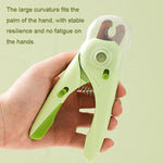 Coupe-Griffes LED pour Animaux de Compagnie, Coupe-Ongles pour Chiens et Chats avec Lime à Ongles, Blanc, Vert