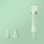 Tondeuse électrique multifonctionnelle pour animaux de compagnie, chat et chien, 2-en-1 vert, 2-en-1 blanc, 3-en-1 vert, 3-en-1 blanc, 4-en-1 vert, 4-en-1 blanc