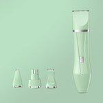 Tondeuse électrique multifonctionnelle pour animaux de compagnie, chat et chien, 2-en-1 vert, 2-en-1 blanc, 3-en-1 vert, 3-en-1 blanc, 4-en-1 vert, 4-en-1 blanc