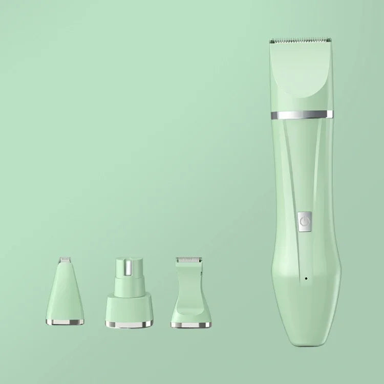 Tondeuse électrique multifonctionnelle pour animaux de compagnie, chat et chien, 2-en-1 vert, 2-en-1 blanc, 3-en-1 vert, 3-en-1 blanc, 4-en-1 vert, 4-en-1 blanc
