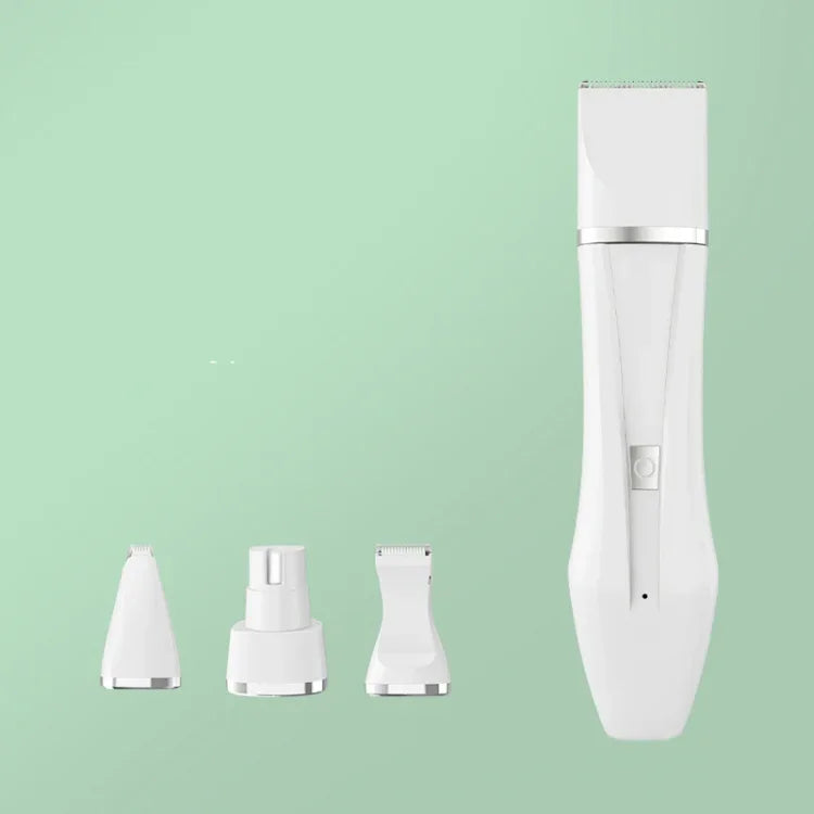 Tondeuse électrique multifonctionnelle pour animaux de compagnie, chat et chien, 2-en-1 vert, 2-en-1 blanc, 3-en-1 vert, 3-en-1 blanc, 4-en-1 vert, 4-en-1 blanc