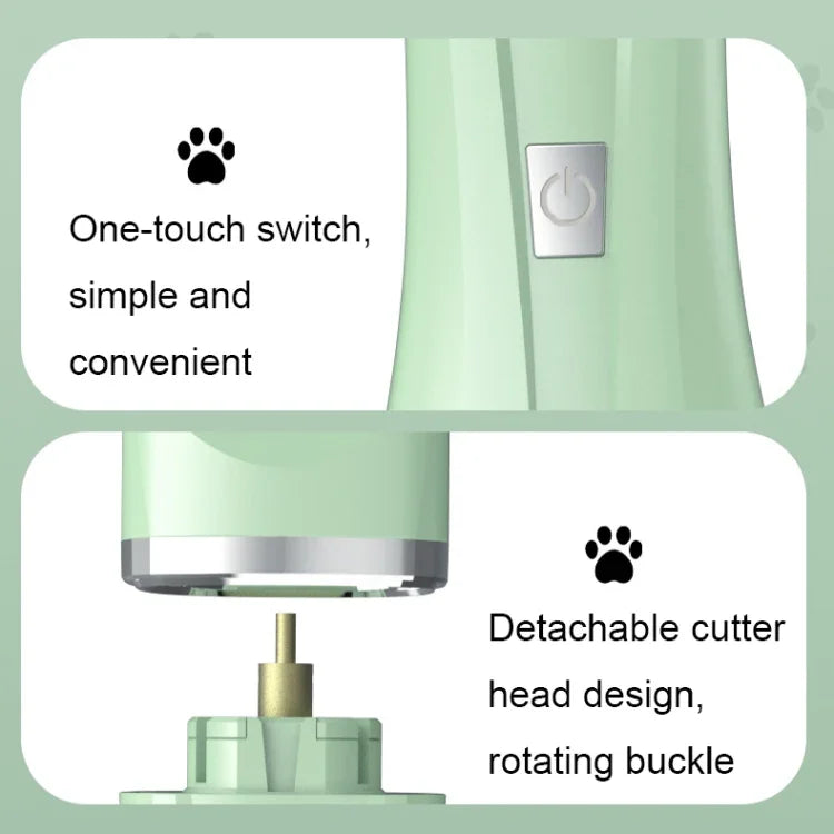 Tondeuse électrique multifonctionnelle pour animaux de compagnie, chat et chien, 2-en-1 vert, 2-en-1 blanc, 3-en-1 vert, 3-en-1 blanc, 4-en-1 vert, 4-en-1 blanc