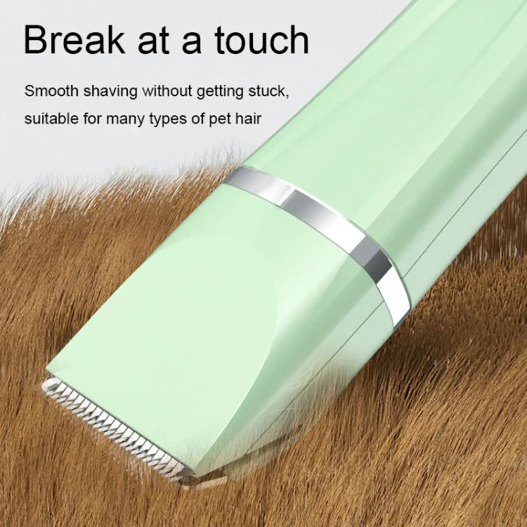 Tondeuse électrique multifonctionnelle pour animaux de compagnie, chat et chien, 2-en-1 vert, 2-en-1 blanc, 3-en-1 vert, 3-en-1 blanc, 4-en-1 vert, 4-en-1 blanc