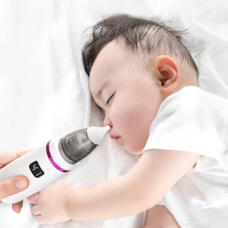 Nettoyant Nasal Électrique pour Bébé, Rechargeable par USB