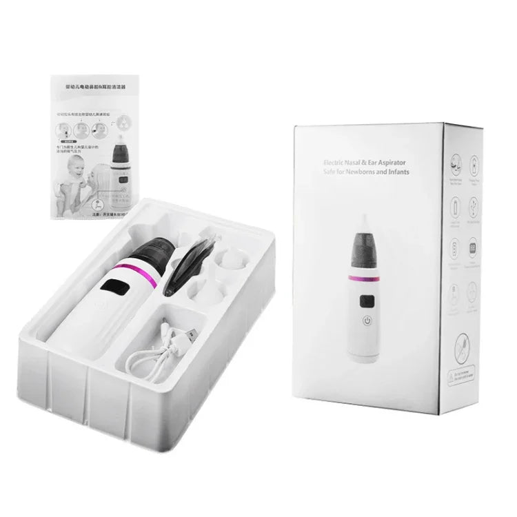 Nettoyant Nasal Électrique pour Bébé, Rechargeable par USB