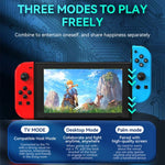 Manettes de jeu JOY-02 (gauche et droite) avec éclairage RGB, Bluetooth, compatibles Switch / Switch OLED / Switch Pro / Switch Lite / Joy-Con, bleu-rouge, vert-bleu, blanc
