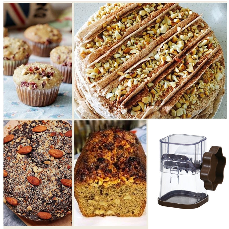 Broyeur manuel de noix et de chocolat pour hacher et moudre les aliments, pour la confection de garnitures