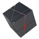 Enceinte Bluetooth AI Qone Cube à Commande Vocale avec Lumière RGB Mini Audio Sans Fil, Commande Vocale AI (Bleu), Commande Vocale AI (Rose), Commande Vocale AI (Noir), Commande Vocale AI (Blanc)