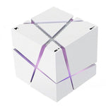 Enceinte Bluetooth AI Qone Cube à Commande Vocale avec Lumière RGB Mini Audio Sans Fil, Commande Vocale AI (Bleu), Commande Vocale AI (Rose), Commande Vocale AI (Noir), Commande Vocale AI (Blanc)
