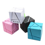 Enceinte Bluetooth AI Qone Cube à Commande Vocale avec Lumière RGB Mini Audio Sans Fil, Commande Vocale AI (Bleu), Commande Vocale AI (Rose), Commande Vocale AI (Noir), Commande Vocale AI (Blanc)