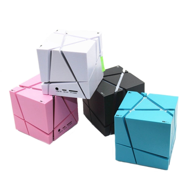 Enceinte Bluetooth AI Qone Cube à Commande Vocale avec Lumière RGB Mini Audio Sans Fil, Commande Vocale AI (Bleu), Commande Vocale AI (Rose), Commande Vocale AI (Noir), Commande Vocale AI (Blanc)