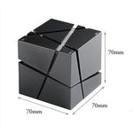 Enceinte Bluetooth AI Qone Cube à Commande Vocale avec Lumière RGB Mini Audio Sans Fil, Commande Vocale AI (Bleu), Commande Vocale AI (Rose), Commande Vocale AI (Noir), Commande Vocale AI (Blanc)