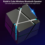 Enceinte Bluetooth AI Qone Cube à Commande Vocale avec Lumière RGB Mini Audio Sans Fil, Commande Vocale AI (Bleu), Commande Vocale AI (Rose), Commande Vocale AI (Noir), Commande Vocale AI (Blanc)