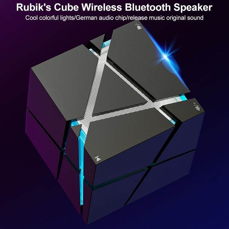 Enceinte Bluetooth AI Qone Cube à Commande Vocale avec Lumière RGB Mini Audio Sans Fil, Commande Vocale AI (Bleu), Commande Vocale AI (Rose), Commande Vocale AI (Noir), Commande Vocale AI (Blanc)