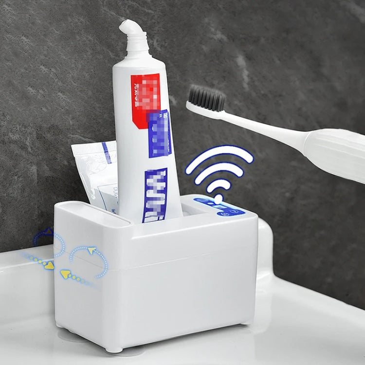 Distributeur de dentifrice automatique électrique intelligent à induction, blanc à pile, blanc rechargeable, argent à pile, argent rechargeable