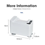 Distributeur de dentifrice automatique électrique intelligent à induction, blanc à pile, blanc rechargeable, argent à pile, argent rechargeable