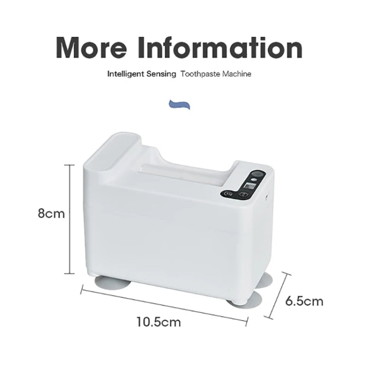 Distributeur de dentifrice automatique électrique intelligent à induction, blanc à pile, blanc rechargeable, argent à pile, argent rechargeable