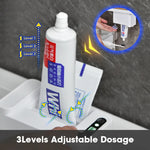 Distributeur de dentifrice automatique électrique intelligent à induction, blanc à pile, blanc rechargeable, argent à pile, argent rechargeable