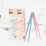 3 pièces/ensemble correcteur de prise pour baguettes pour enfants, baguettes d'apprentissage antidérapantes, manchons de doigts