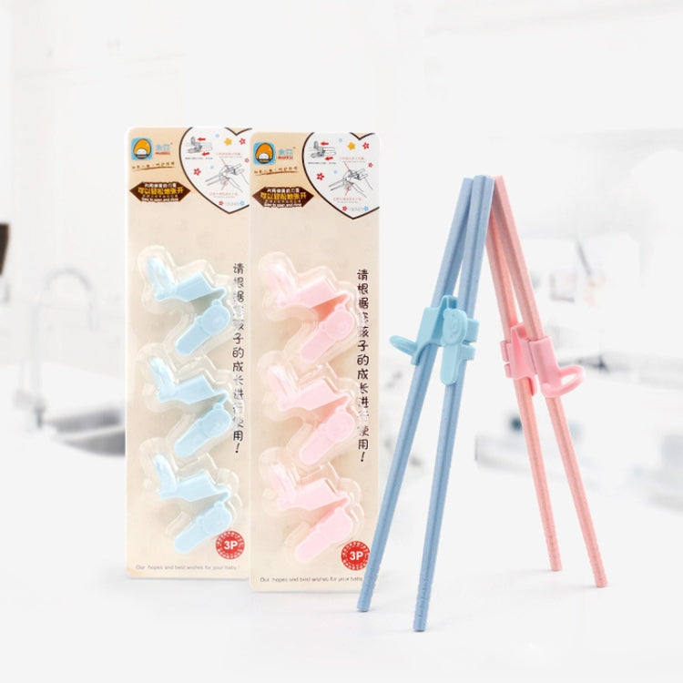 3 pièces/ensemble correcteur de prise pour baguettes pour enfants, baguettes d'apprentissage antidérapantes, manchons de doigts
