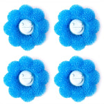 Lot de 4 boules de lavage anti-nœuds pour machine à laver