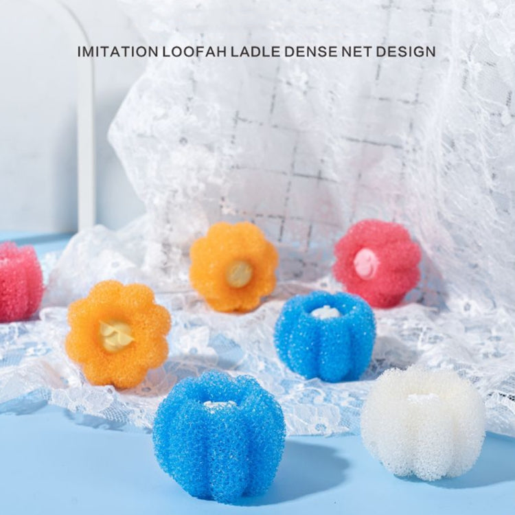 Lot de 4 boules de lavage anti-nœuds pour machine à laver