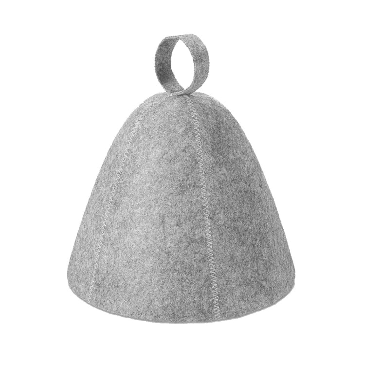 Chapeau de sauna en feutre, bonnet de bain pour sources chaudes, bonnet de séchage de cheveux absorbant