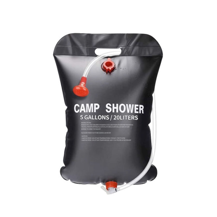 Sac de douche solaire pliant extérieur Sac de rangement d'eau portable pour usage domestique, 20L, 25L