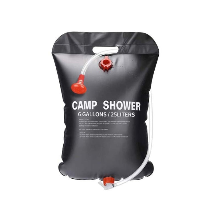 Sac de douche solaire pliant extérieur Sac de rangement d'eau portable pour usage domestique, 20L, 25L