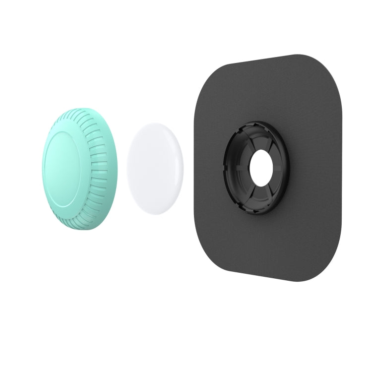 Pour Étui de protection PC+TPU pour AirTag 2e génération / AirTag 1re génération Housse en tissu imperméable haute viscosité