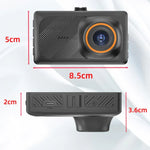 3-Inch Dual-Lens Front 4K + Rear 2K HD WiFi Connected Driving Recorder, A5