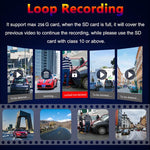 3-Inch Dual-Lens Front 4K + Rear 2K HD WiFi Connected Driving Recorder, A5