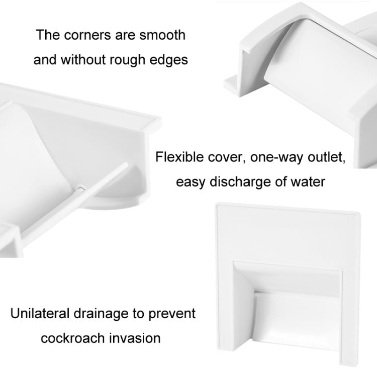 Baffle Anti-moustiques et Cafards pour Bouche d'Égout de Toilettes de Salle de Bain