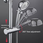 Support de Douche Réglable Droit, Base de Relevage pour Barre de Douche, Support de Pomme de Douche
