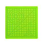 Tapis de modèle de peinture DIY en silicone pour stylo d'impression 3D, bleu, vert, transparent, grand bleu, grand vert, grand transparent