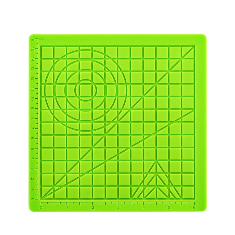 Tapis de modèle de peinture DIY en silicone pour stylo d'impression 3D, bleu, vert, transparent, grand bleu, grand vert, grand transparent