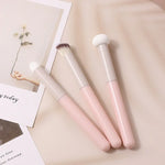 Brosse correctrice portable double usage (humide et sèche) Outil de beauté multifonctionnel, lot de 3 pièces, style champignon, style diagonal