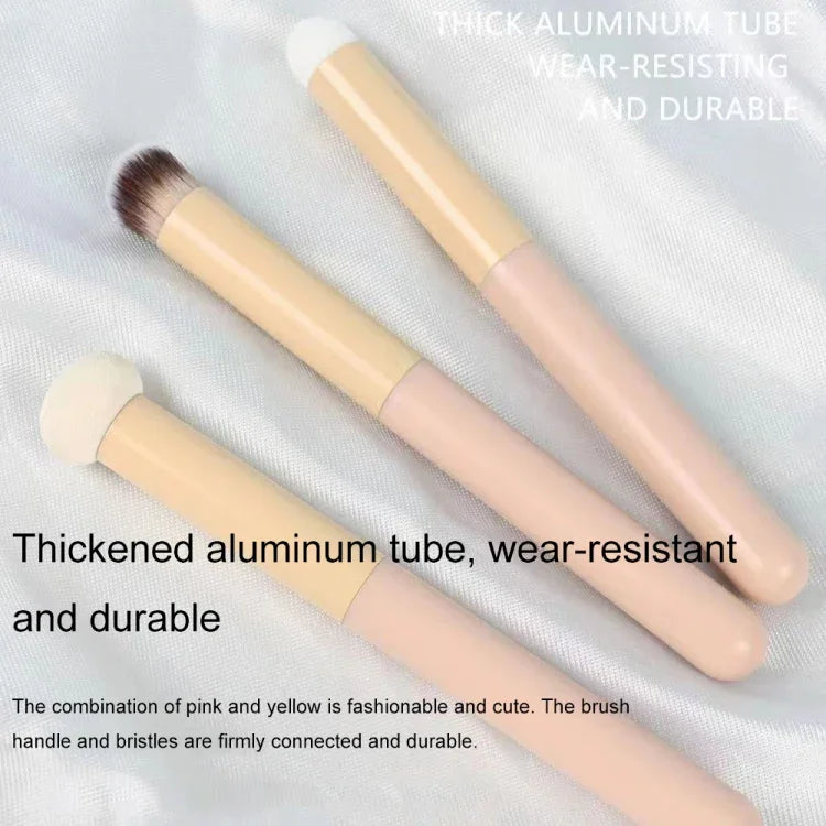 Brosse correctrice portable double usage (humide et sèche) Outil de beauté multifonctionnel, lot de 3 pièces, style champignon, style diagonal