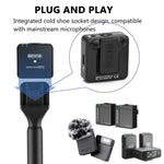 Poignée d'interview microphone pour DJI Mic / Moma / Rode Wireless Go / Relacart, poignée d'interview