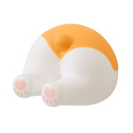 Crochet sans perforation en forme d'animal de dessin animé, support de prise sans trace, mignon support de brosse à dents pour salle de bain, queue de dinosaure, queue de chat, queue de treillis, queue de Corgi, queue de canard