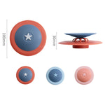 Bouchon Désodorisant à Poussoir pour Évier de Cuisine, Bleu, Rose, Bleu Rouge