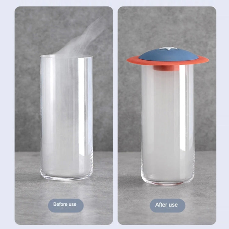 Bouchon Désodorisant à Poussoir pour Évier de Cuisine, Bleu, Rose, Bleu Rouge
