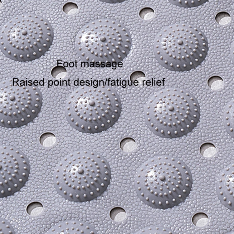 Tapis de bain antidérapant en PVC, tapis de massage épaissi et imperméable, 36x68cm, 40x102cm, 58x88cm