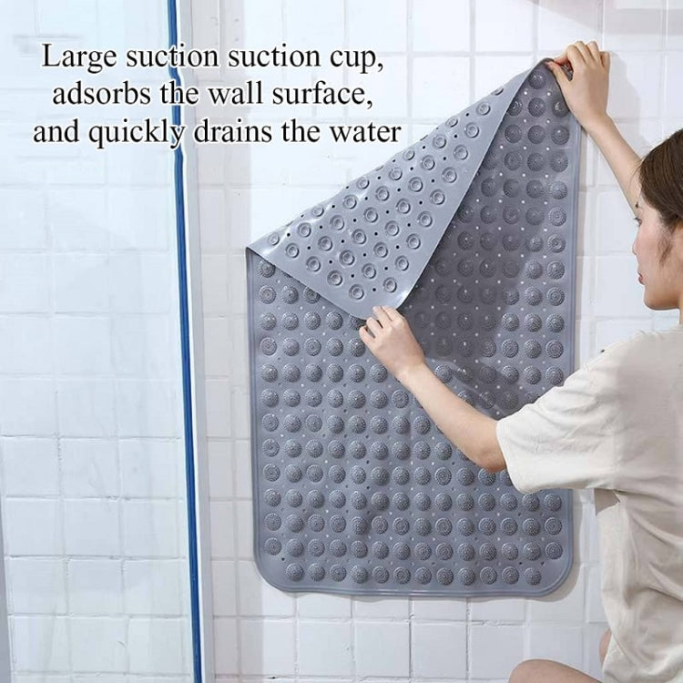 Tapis de bain antidérapant en PVC, tapis de massage épaissi et imperméable, 36x68cm, 40x102cm, 58x88cm