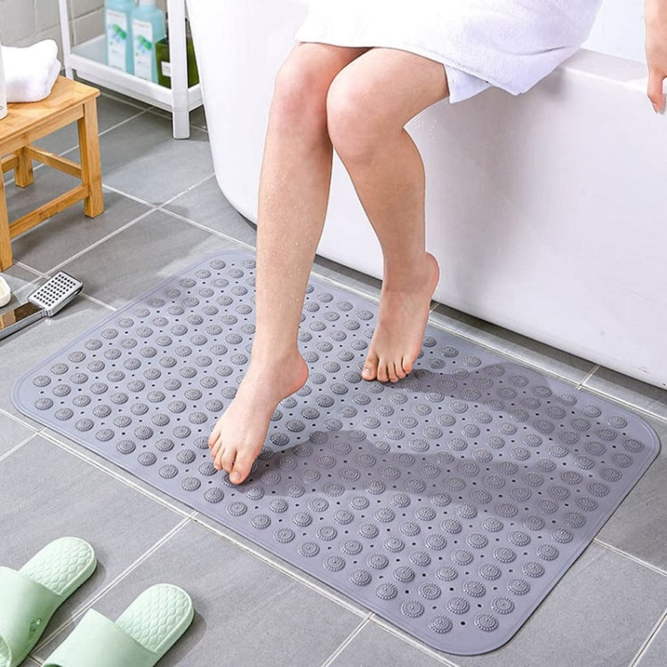 Tapis de bain antidérapant en PVC, tapis de massage épaissi et imperméable, 36x68cm, 40x102cm, 58x88cm